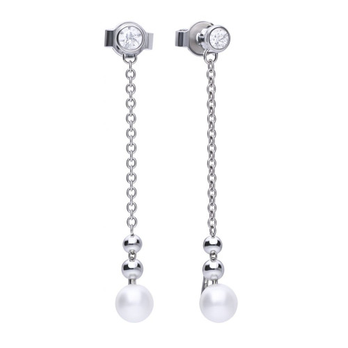 Diamonfire DIAMONFIRE 6218711111 - Earrings Dam (3CM)