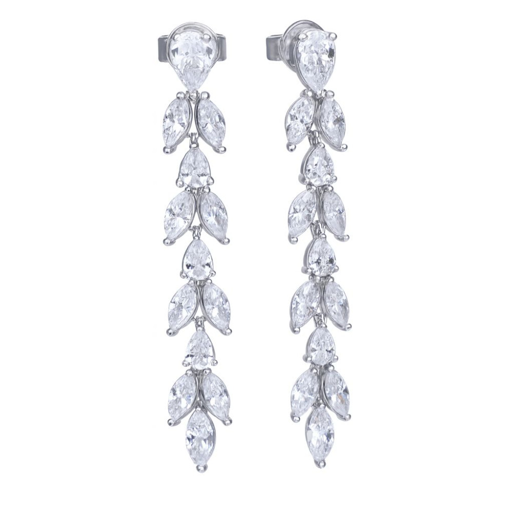 Produktbild för DIAMONFIRE 6220211082 - Earrings Dam (3CM)