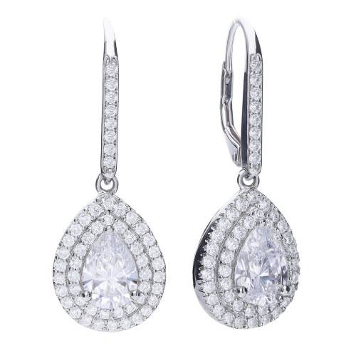 Diamonfire DIAMONFIRE 6220611082 - Earrings Dam (3CM)