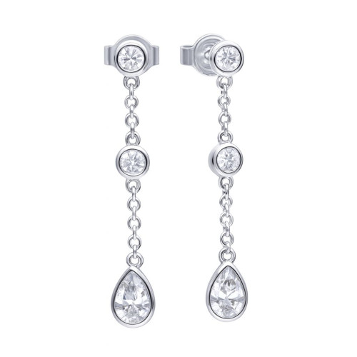 Diamonfire DIAMONFIRE 6220811082 - Earrings Dam (3CM)