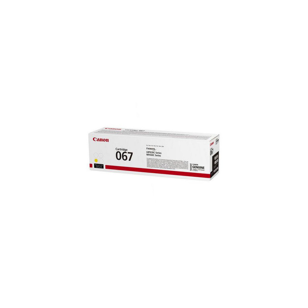 Produktbild för Toner CANON 067 1,25K gul