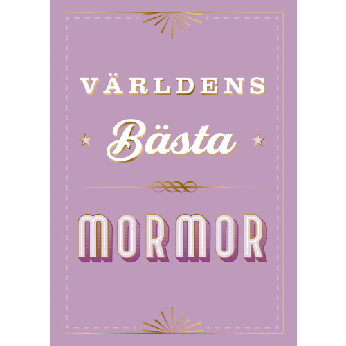 Tukan Förlag Världens bästa mormor (inbunden)