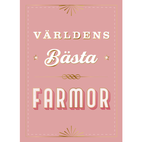 Tukan Förlag Världens bästa farmor (inbunden)