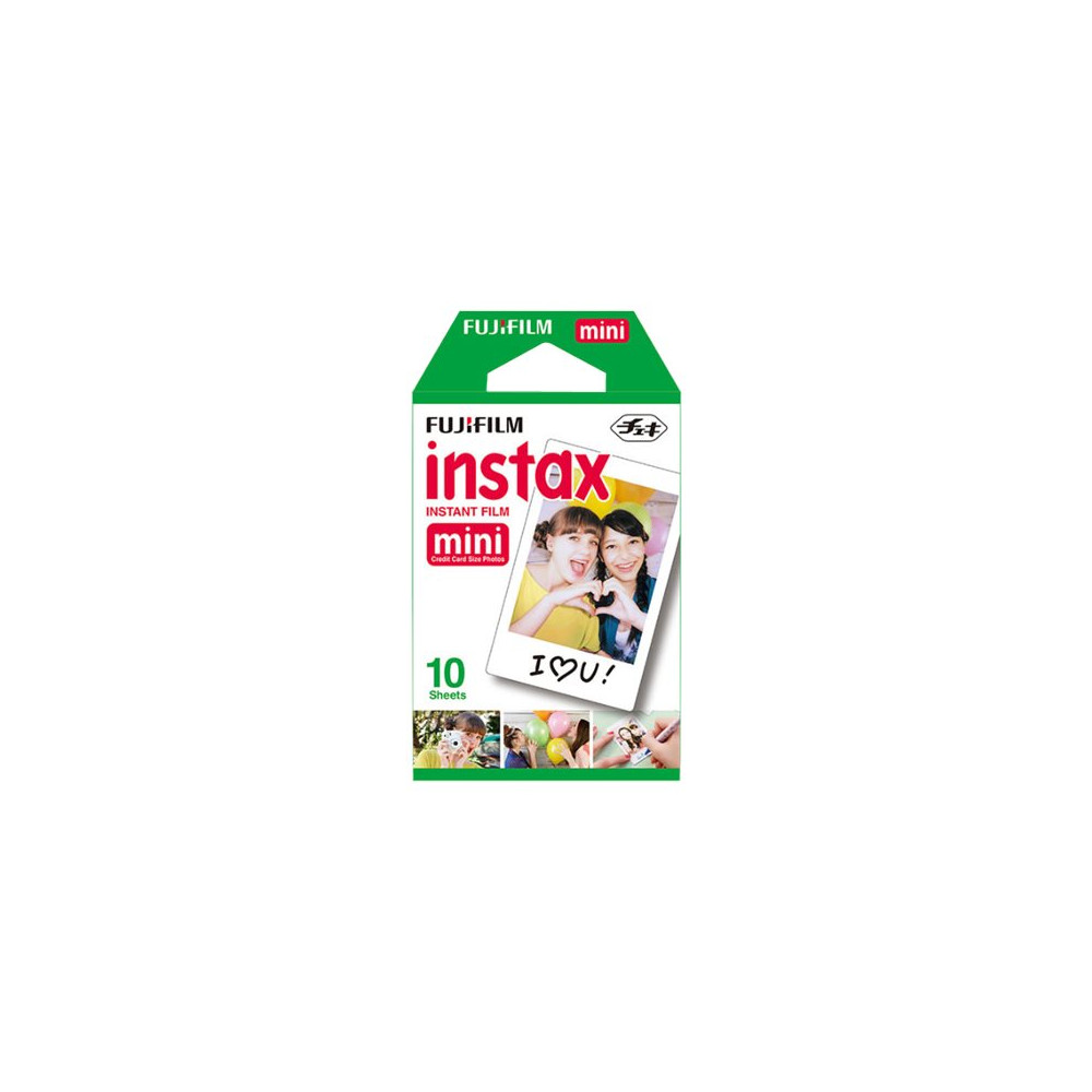 Produktbild för Fujifilm Instax Mini färgfilm för snabbframkallning - ISO 800 - 10