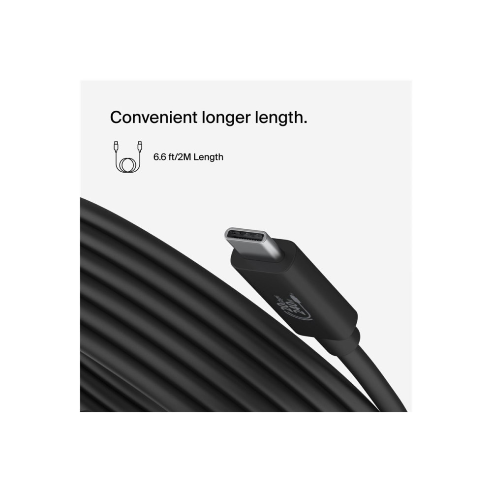 Produktbild för Belkin - USB typ C-kabel - USB-C till USB-C - 2 m
