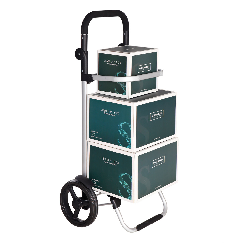 Produktbild för 35l Capacity Shopping Trolley Blue 27*44*100