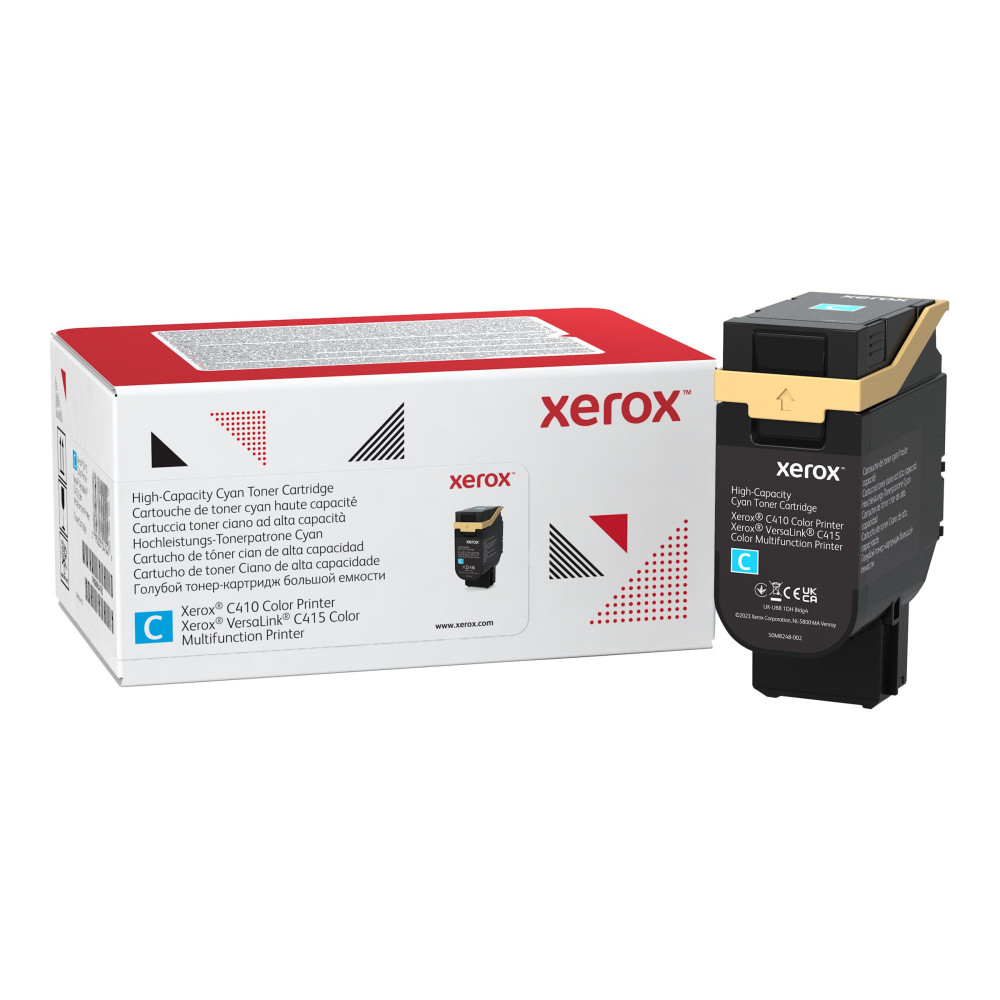 Produktbild för Xerox - hög kapacitet - cyan - original - tonerkassett - Use and Return