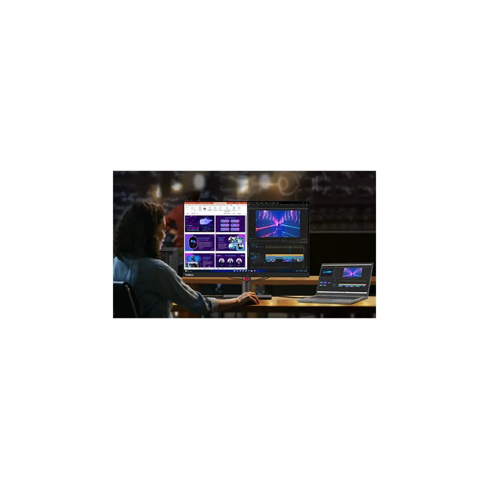 Produktbild för Lenovo ThinkVision P32pz-30 - LED-skärm - 4K - 32" - HDR