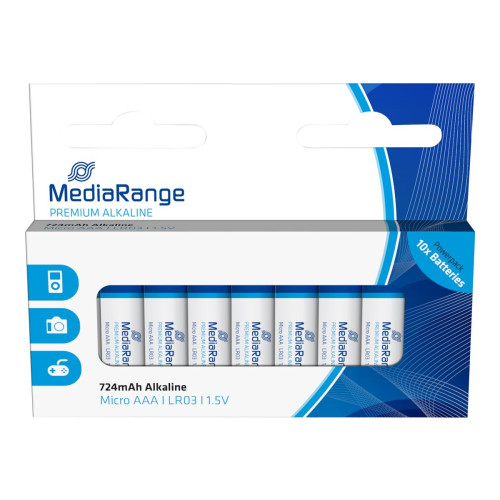 MediaRange MediaRange Premium batteri - 10 x AAA - alkaliskt