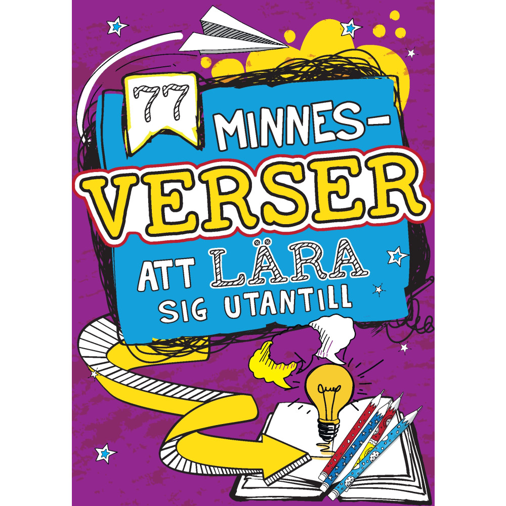 Produktbild för 77 minnesverser att lära sig utantill (häftad)