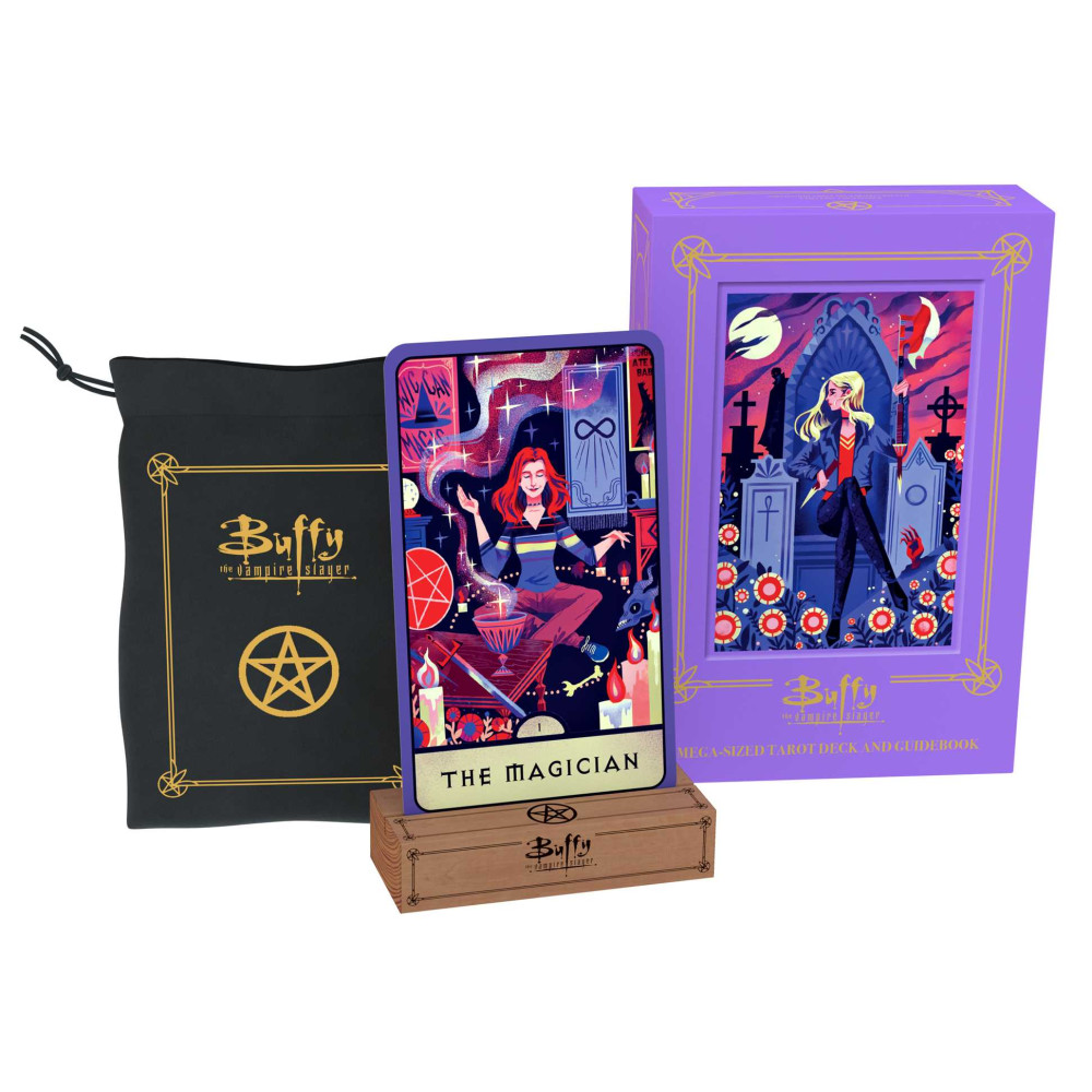 Produktbild för Buffy the Vampire Slayer Mega-Sized Tarot Deck and Guidebook