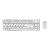 Produktbild för Logitech MK295 Silent - sats med tangentbord och mus - QWERTZ - tysk - offwhite Inmatningsenhet