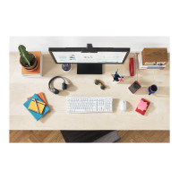 Produktbild för Logitech MK295 Silent - sats med tangentbord och mus - QWERTZ - tysk - offwhite Inmatningsenhet