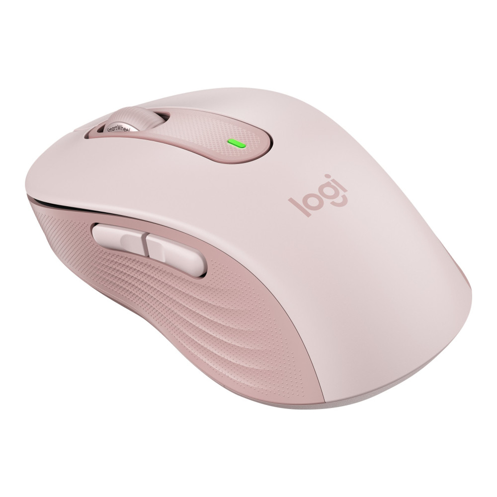 Produktbild för Logitech Signature M650 - mus - 2.4 GHz, Bluetooth - rosa