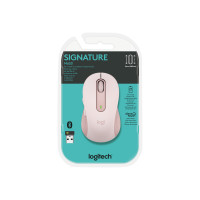 Produktbild för Logitech Signature M650 - mus - 2.4 GHz, Bluetooth - rosa