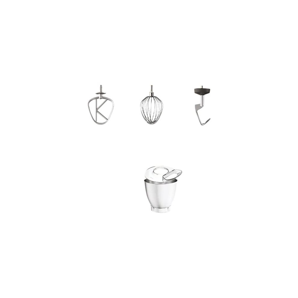 Produktbild för Kenwood Titanium Chef XL KVL65.001WH - köksmaskin - 1200 W - vit