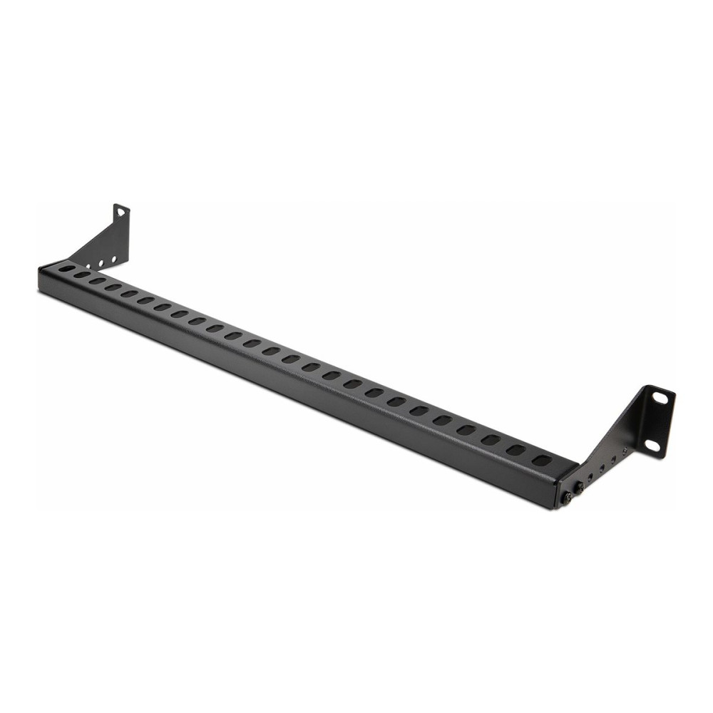 Produktbild för StarTech.com 1U Rack Mountable Cable Lacing Bar w/Adjustable Depth, Cable Support Guide For Organized 19" Racks/Cabinets, Horizontal Cable Guide For Patch Panels/Switches/PDUs - list för rackkabelhantering (horisontell) - 1U