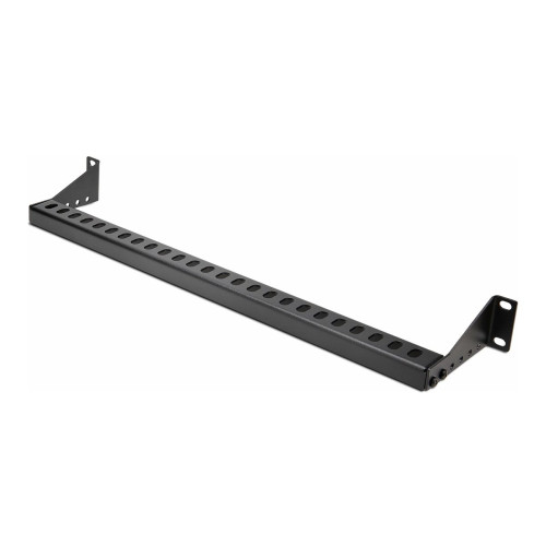 StarTech.com StarTech.com 1U Rack Mountable Cable Lacing Bar w/Adjustable Depth, Cable Support Guide For Organized 19" Racks/Cabinets, Horizontal Cable Guide For Patch Panels/Switches/PDUs - list för rackkabelhantering (horisontell) - 1U