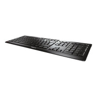 Produktbild för CHERRY STREAM KEYBOARD WIRELESS - tangentbord - QWERTZ - tysk - svart Inmatningsenhet