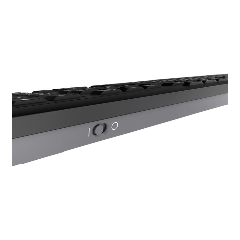 Produktbild för CHERRY STREAM KEYBOARD WIRELESS - tangentbord - QWERTZ - tysk - svart Inmatningsenhet