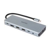 Produktbild för DICOTA - dockningsstation - USB-C - DP, HDMI - 1GbE