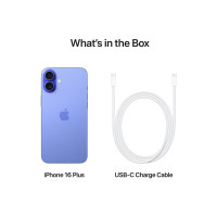 Produktbild för Apple iPhone 16 Plus - ultramarinblå - 5G smartphone - 128 GB - GSM