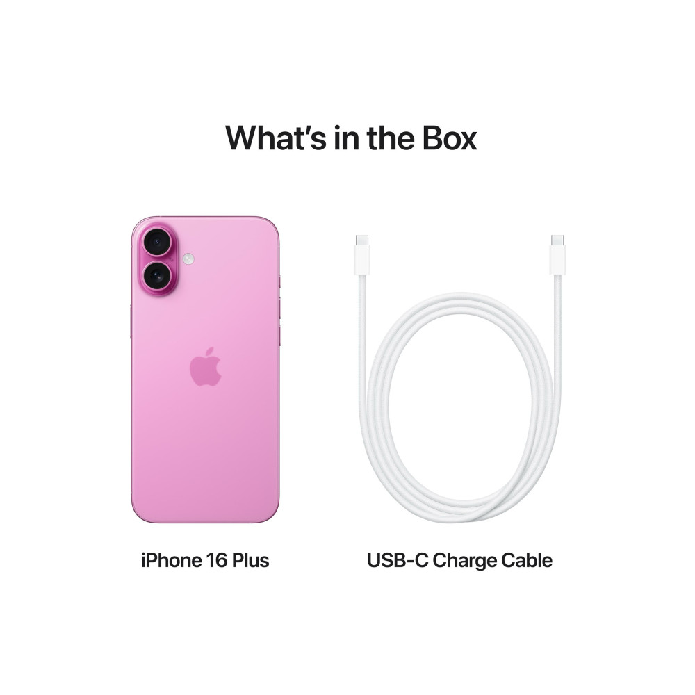 Produktbild för Apple iPhone 16 Plus - rosa - 5G smartphone - 128 GB - GSM