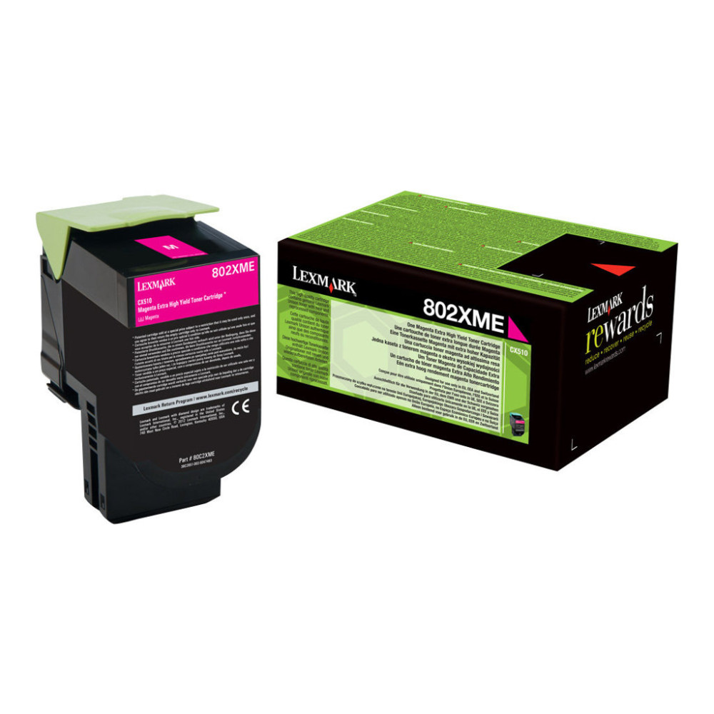 Produktbild för Lexmark - magenta - original - tonerkassett