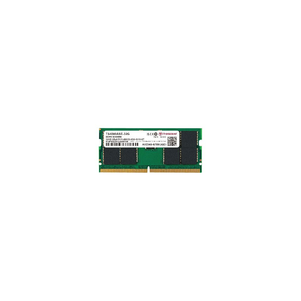 Produktbild för Transcend JetRAM - DDR5 - modul - 32 GB - SO DIMM 262-pin - 4800 MHz / PC5-38400 - ej buffrad