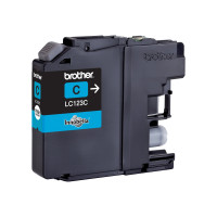 Produktbild för Brother LC123C - Lång livslängd - cyan - original - bläckpatron