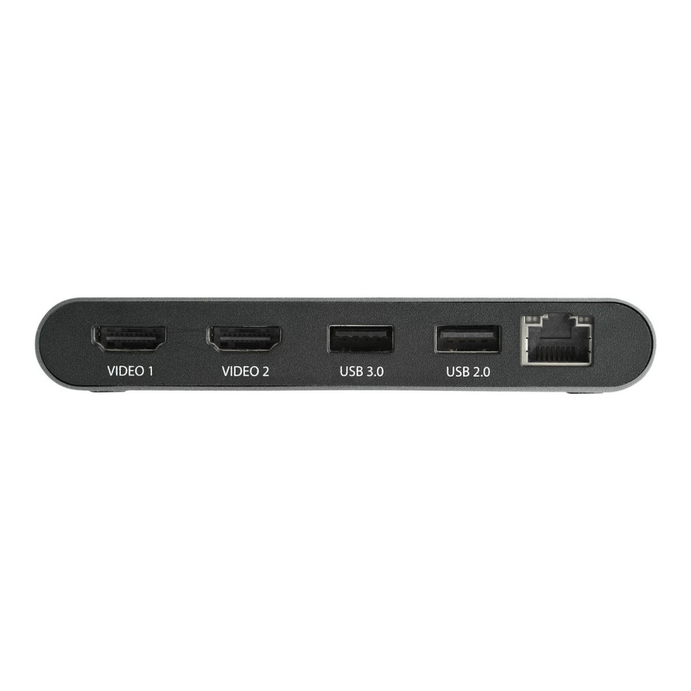 Produktbild för StarTech.com Thunderbolt 3 Mini Dock - Portable Dual Monitor w/HDMI 4K 60Hz - 2X USB-A Hub (3.2/2.0), GbE - 28cm Cable - TB3 Multiport Adapter - Mac/Windows - Upgraded Version of TB3DKM2HD (TB3DKMHDL) - dockningsstation - Thunderbolt 3 - 2 x HDMI - 1GbE