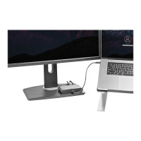 Produktbild för StarTech.com Thunderbolt 3 Mini Dock - Portable Dual Monitor w/HDMI 4K 60Hz - 2X USB-A Hub (3.2/2.0), GbE - 28cm Cable - TB3 Multiport Adapter - Mac/Windows - Upgraded Version of TB3DKM2HD (TB3DKMHDL) - dockningsstation - Thunderbolt 3 - 2 x HDMI - 1GbE