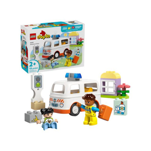 Duplo Ambulans och förare DUPLO-LEGO 19 delar