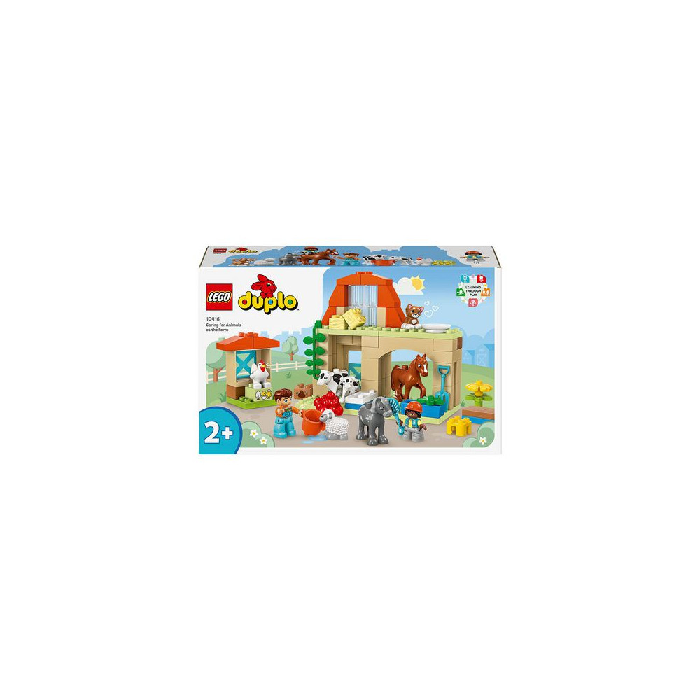 Produktbild för Djur på bondgården DUPLO-LEGO 74 delar