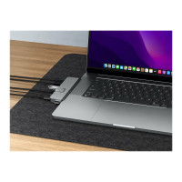 Produktbild för HyperDrive DUO Pro - dockningsstation - USB-C x 2 - HDMI, USB4 - 1GbE
