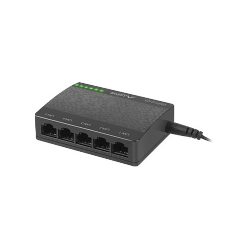 LANBERG Lanberg DSP1-0105 - switch - 5 portar - ohanterad