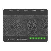 Produktbild för Lanberg DSP1-0105 - switch - 5 portar - ohanterad