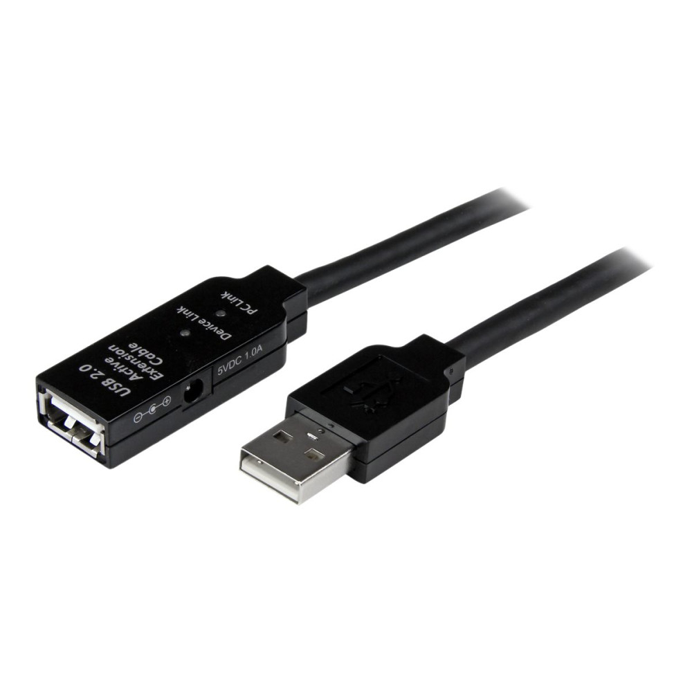 Produktbild för StarTech.com 20 m aktiv USB 2.0-förlängningskabel - M/F - USB-förlängningskabel - USB till USB - 20 m