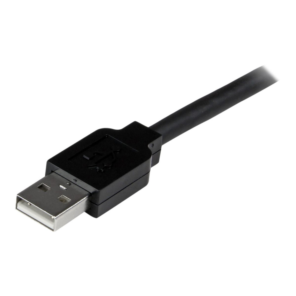 Produktbild för StarTech.com 20 m aktiv USB 2.0-förlängningskabel - M/F - USB-förlängningskabel - USB till USB - 20 m