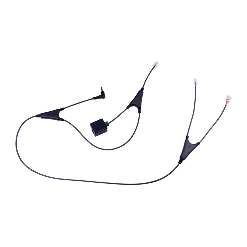 Produktbild för Jabra LINK 14201-37 - elektronisk krokomkopplingsadapter för trådlöst headset, digital telefon