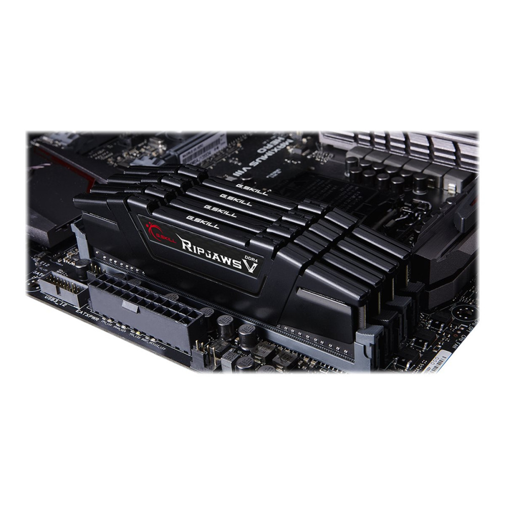 Produktbild för G.Skill Ripjaws V - DDR4 - sats - 128 GB: 4 x 32 GB - DIMM 288-pin - 2666 MHz / PC4-21300 - ej buffrad
