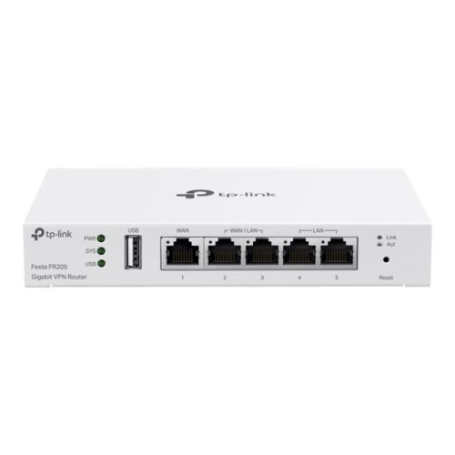 TP-LINK Technologies TP-Link Festa FR205 V1.2 - router - skrivbordsmodell, väggmonterbar