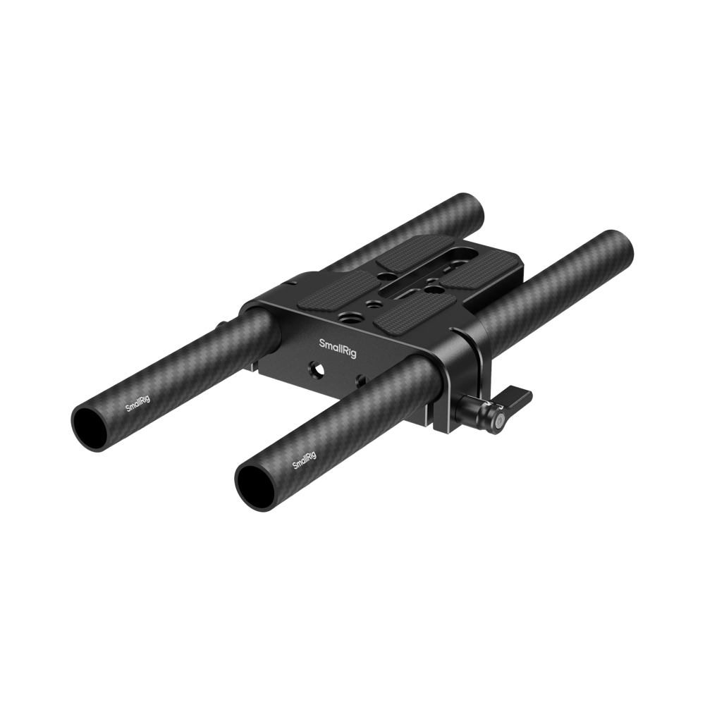 Produktbild för SmallRig 5609 Bottom Mount Plate with Dual 15mm Rod Clamp