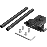 Produktbild för SmallRig 5609 Bottom Mount Plate with Dual 15mm Rod Clamp