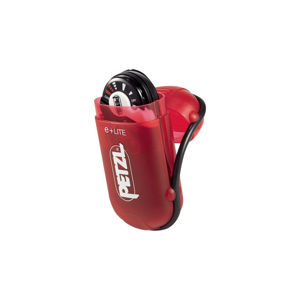 Produktbild för Petzl e+LITE - huvudficklampa - LED - vitt ljus - 6000-7000 K - svart, vit