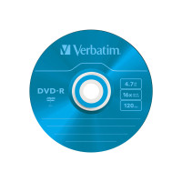 Produktbild för Verbatim Colours - DVD-R x 5 - 4.7 GB - lagringsmedier
