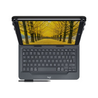Produktbild för Logitech Universal Folio for 9-10 inch Tablets - tangentbord och foliefodral - Nordisk Inmatningsenhet