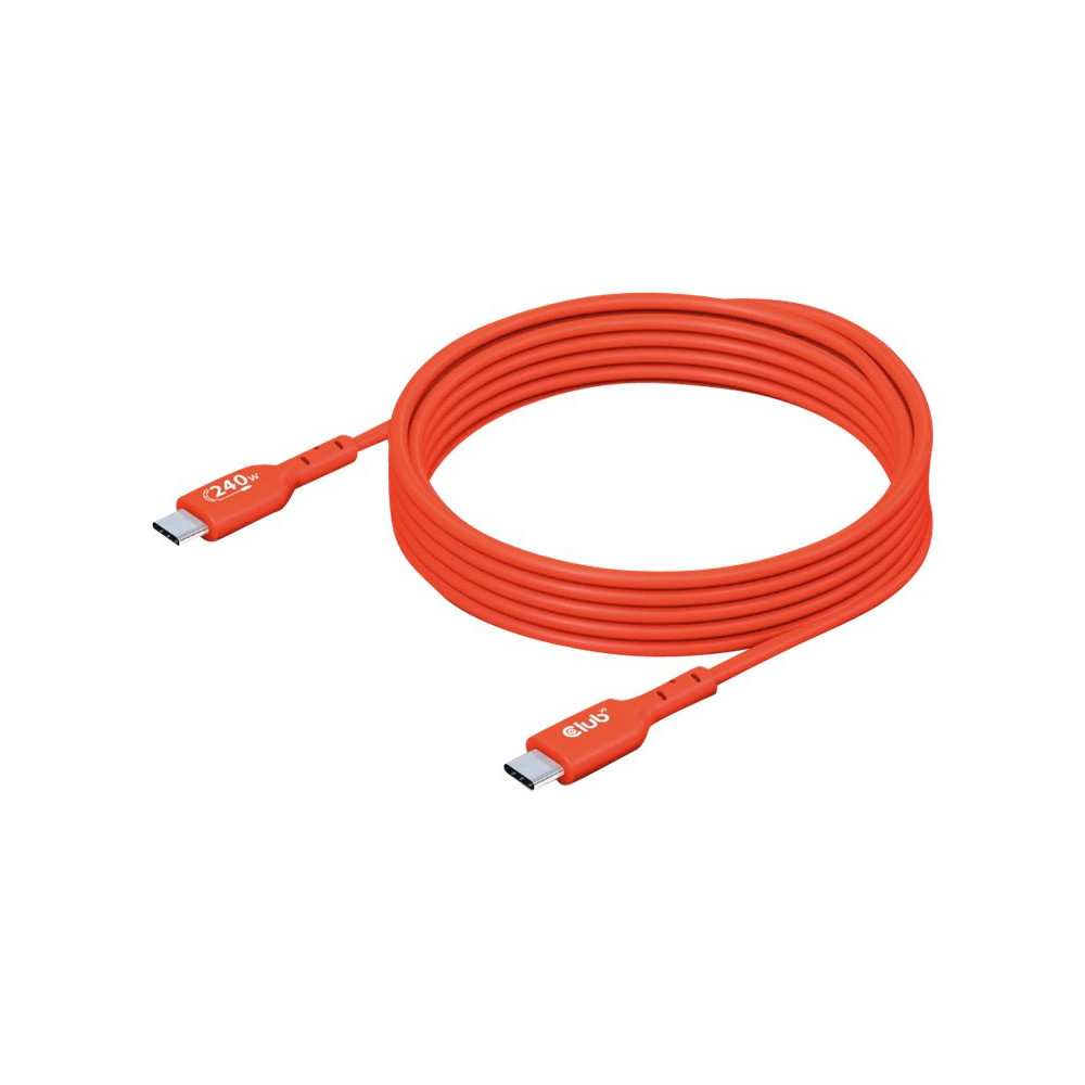 Produktbild för Club 3D - USB typ C-kabel - USB-C till USB-C - 2 m