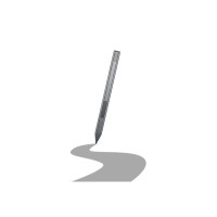 Produktbild för Lenovo Slim Pen - aktiv penna - åskmolnsgrå