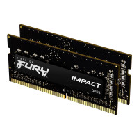 Produktbild för Kingston FURY Impact - DDR4 - sats - 32 GB: 2 x 16 GB - SO DIMM 260-pin / PC4-25600 - ej buffrad